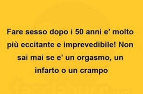 IL SESSO DOPO I 50 ANNI